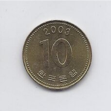 SOUTH KOREA 10 WON 2003 KM # 33.2 XF