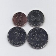 SOUTH KOREA 2016 4 coins set