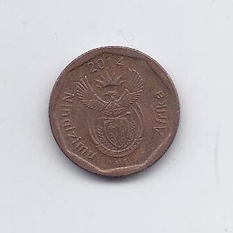 SOUTH AFRICA 10 CENTS 2014 KM # new VF 1