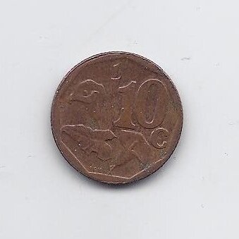SOUTH AFRICA 10 CENTS 2015 KM # new VF