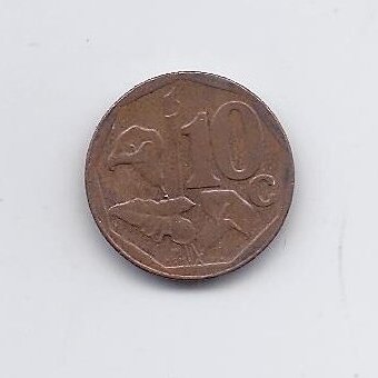 SOUTH AFRICA 10 CENTS 2014 KM # new VF