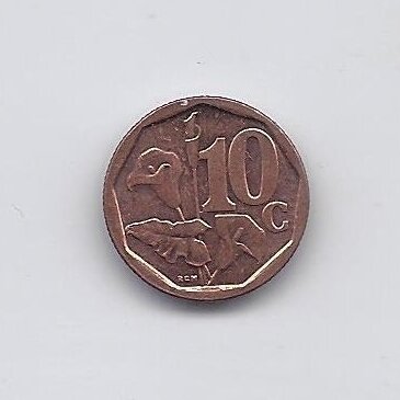 SOUTH AFRICA 10 CENTS 2016 KM # new VF