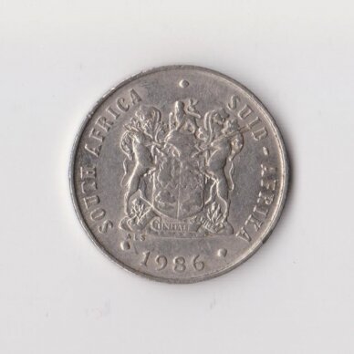PIETŲ AFRIKA 10 CENTS 1986 KM # 85 VF 1