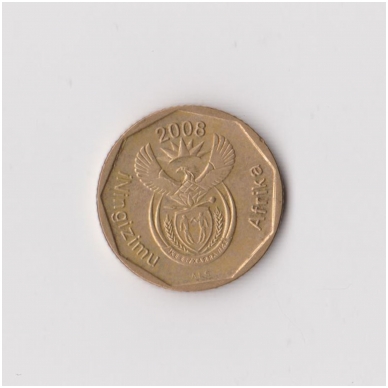 SOUTH AFRICA 10 CENTS 2008 KM # 498 XF 1
