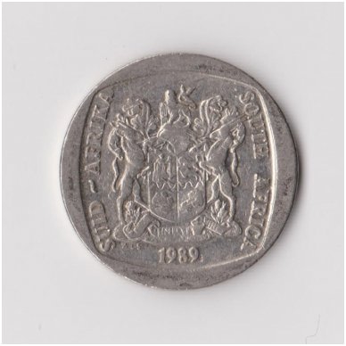 SOUTH AFRICA 2 RAND 1989 KM # 139 XF 1