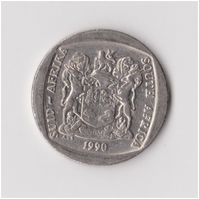 SOUTH AFRICA 2 RAND 1990 KM # 139 XF 1