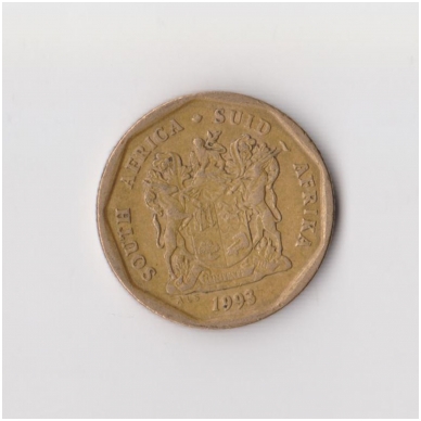 SOUTH AFRICA 20 CENTS 1993 KM # 136 VF 1