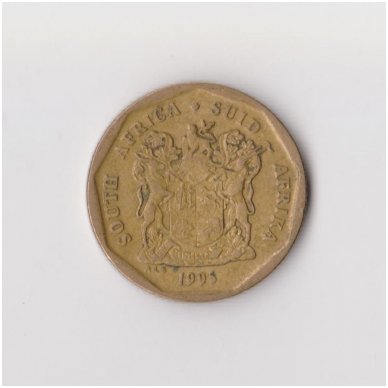 SOUTH AFRICA 20 CENTS 1995 KM # 136 VF 1