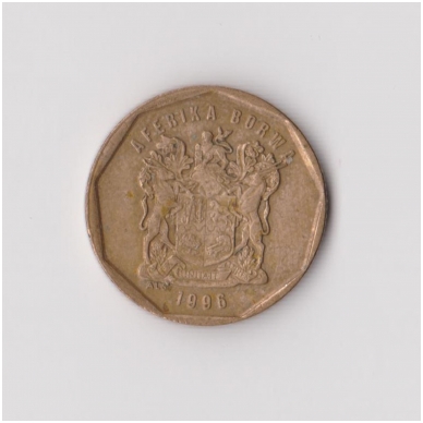 SOUTH AFRICA 20 CENTS 1996 KM # 162 VF 1