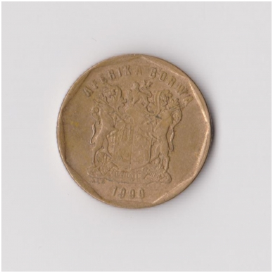 PIETŲ AFRIKA 20 CENTS 1999 KM # 162 VF 1