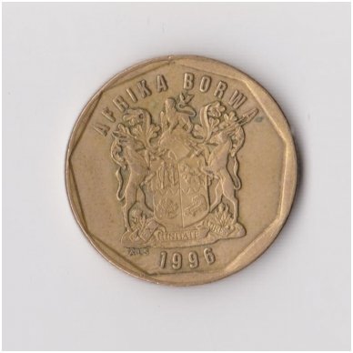 SOUTH AFRICA 50 CENTS 1996 KM # 163 VF 1