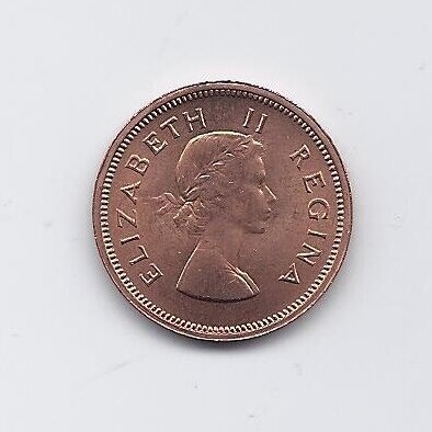 PIETŲ AFRIKA 1/4 PENNY 1960 KM # 44 UNC 1