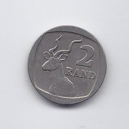 SOUTH AFRICA 2 RAND 1991 KM # 139 VF