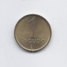 PORTUGALIJA 1 ESCUDO 1985 KM # 614 AU PORTUGALIJA 1 ESCUDO 1985 KM # 614 AU