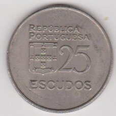 PORTUGALIJA 25 ESCUDOS 1981 KM # 607a VF