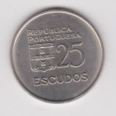 PORTUGALIJA 25 ESCUDOS 1982 KM # 607a VF