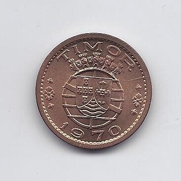 PORTUGALŲ TIMORAS 50 CENTAVOS 1970 KM # 18 AU 1