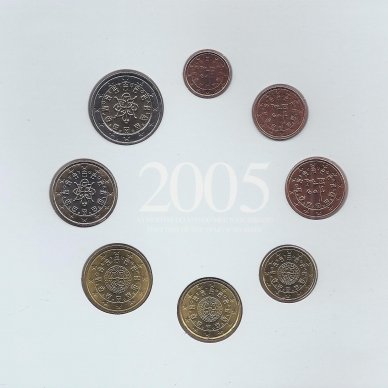 PORTUGALIJA 2005 m. oficialus bankinis naujagimio rinkinys 1