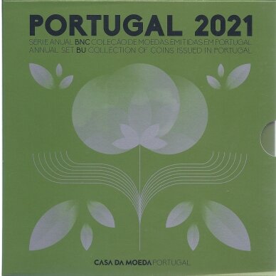 PORTUGAL 2021 OFFICIAL EURO COINS BANK MINT SET