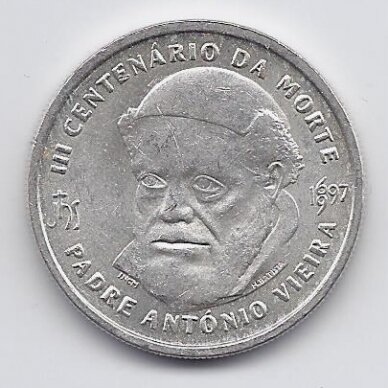 PORTUGALIJA 500 ESCUDOS 1997 KM # 701 AU Antonio Vieira
