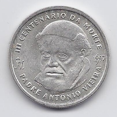 PORTUGALIJA 500 ESCUDOS 1997 KM # 701 AU Antonio Vieira
