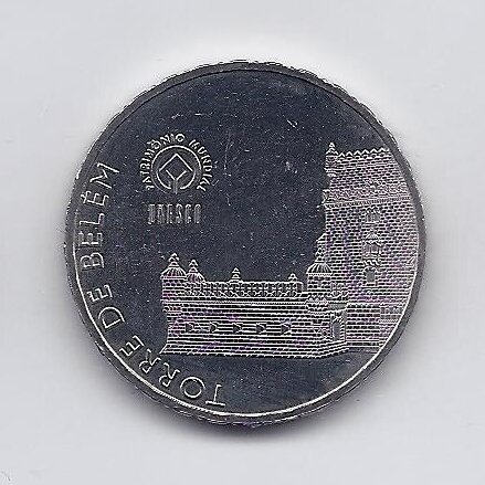 PORTUGAL 2.50 EURO 2009 KM # 793 AU World Heritage - Belém Tower