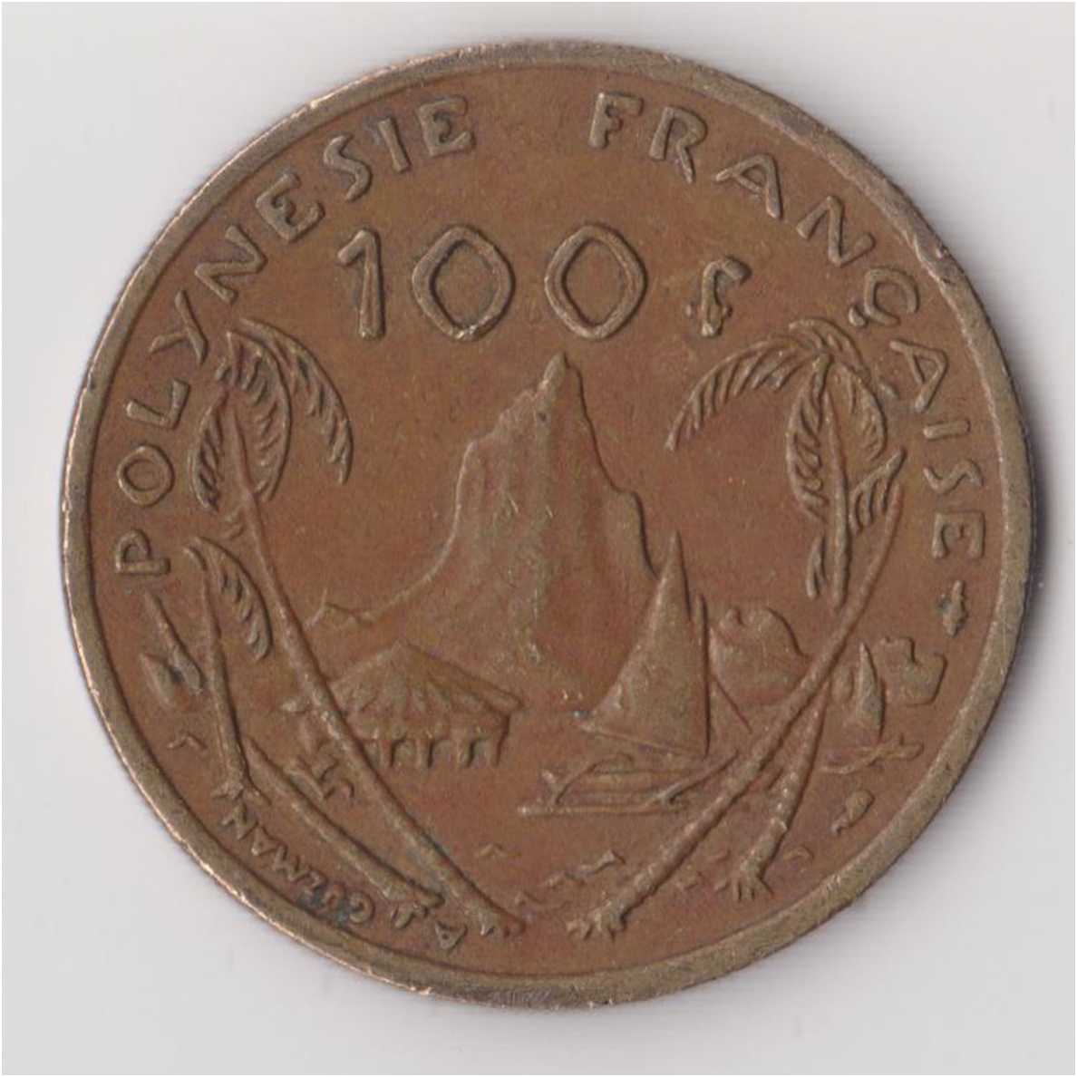 PRANCŪZŲ POLINEZIJA 100 FRANCS 1982 KM # 14 VF