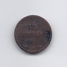 PRANCŪZIJA 1 CENTIME 1849 A KM # 754 F