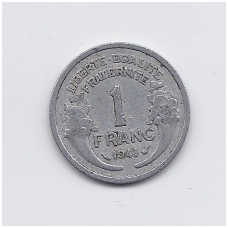 FRANCE 1 FRANC 1941 KM # 885a.1 VF