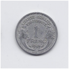 FRANCE 1 FRANC 1948 KM # 885a.1 VF FRANCE 1 FRANC 1948 KM # 885a.1 VF
