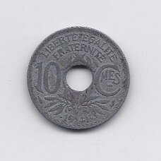 FRANCE 10 CENTIMES 1941 KM # 897 F/VF FRANCE 10 CENTIMES 1941 KM # 897 F/VF