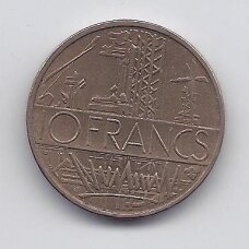 PRANCŪZIJA 10 FRANCS 1984 KM # 940 VF PRANCŪZIJA 10 FRANCS 1984 KM # 940 VF