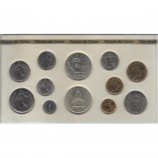 PRANCŪZIJA 1986 m. 12 monetų rinkinys
