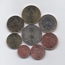 PRANCŪZIJA 1999 euro monetų rinkinys