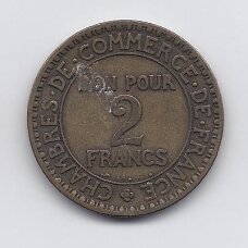 FRANCE 2 FRANCS 1921 KM # 877 VF FRANCE 2 FRANCS 1921 KM # 877 VF