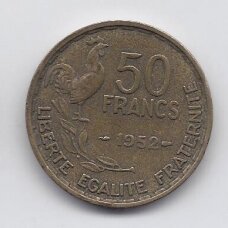 FRANCE 50 FRANCS 1952 KM # 918.1 VF