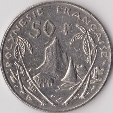 FRENCH POLYNESIA 50 FRANCS 1998 KM # 13 VF