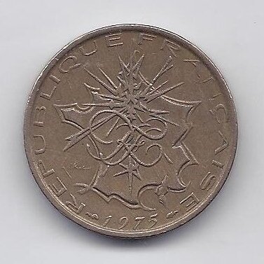 PRANCŪZIJA 10 FRANCS 1975 KM # 940 VF 1