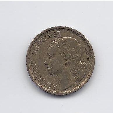 PRANCŪZIJA 10 FRANCS 1950 KM # 915.1 VF 1