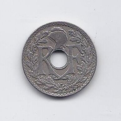 PRANCŪZIJA 10 CENTIMES 1929 KM # 866a VF 1