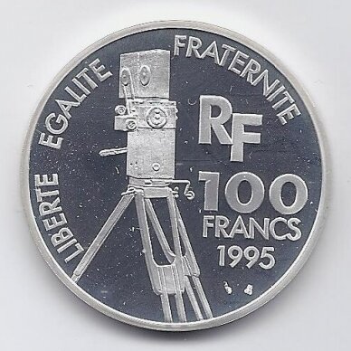 PRANCŪZIJA 100 FRANCS 1995 KM # 1080 PROOF Leonas Gaumontas 1
