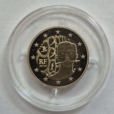 FRANCE 2 EURO 2013 KM # 2102 PROOF Pierre de Coubertin