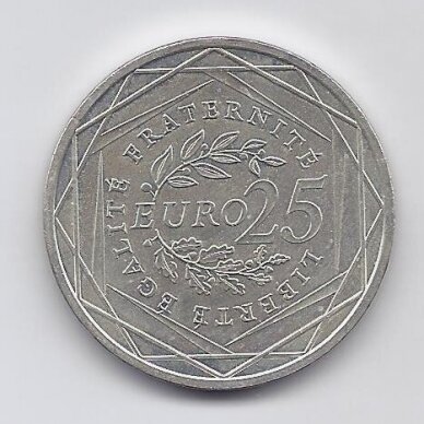 PRANCŪZIJA 25 EURO 2009 KM # 1581 AU 1