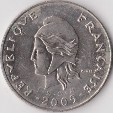 PRANCŪZŲ POLINEZIJA 50 FRANCS 2009 KM # 13a VF 1