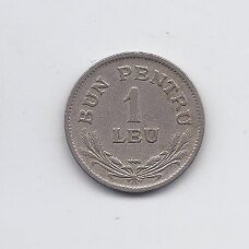 ROMANIA 1 LEU 1924 KM # 49 VF