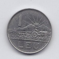 ROMANIA 1 LEU 1963 KM # 90 VF