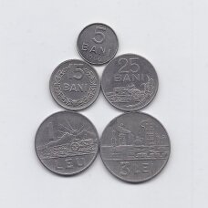 RUMUNIJA 1966 m. 5 monetų rinkinys