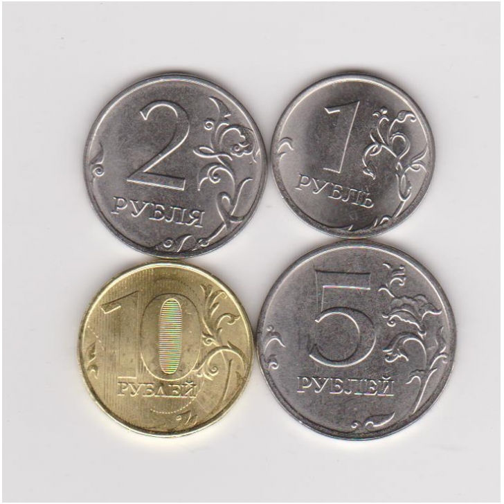 RUSIJA 2016 m. 4 monetų rinkinys
