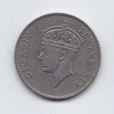 RYTŲ AFRIKA 1 SHILLING 1952 KM # 31 VF 1