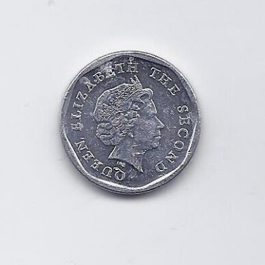 RYTŲ KARIBAI 1 CENT 2011 KM # 34 VF 1